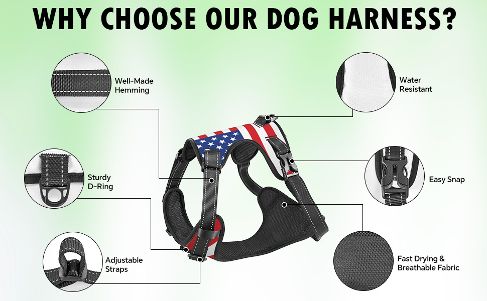 WHY CHOOSE OUR DOG HARNESS?