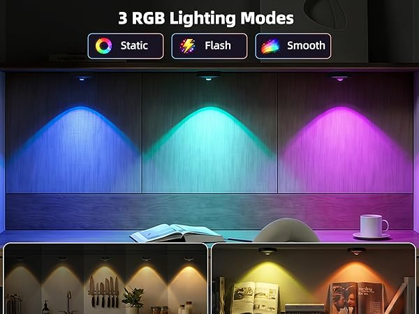 Puck Lights with Remote