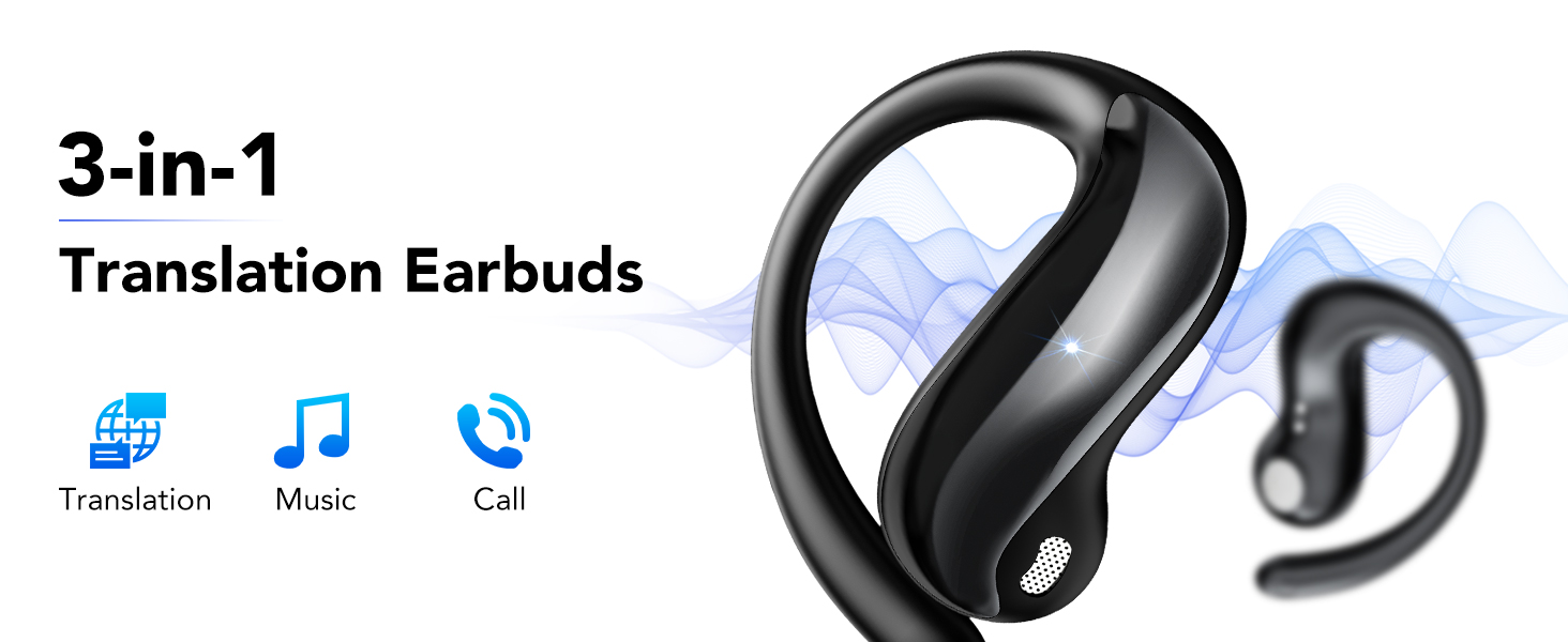 AI Translation Earbuds Real Time