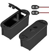DaierTek 9V Battery Holder with Connector Cover 9 Vlot Battery Holder Case Box for Guitar Bass Pi...
