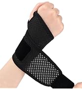Breathable Wrist Brace, Thin Mesh Wrist Wraps Support for Tendonitis, Arthritis, Carpal Tunnel Pa...