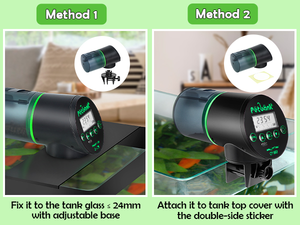 betta fish auto feeder