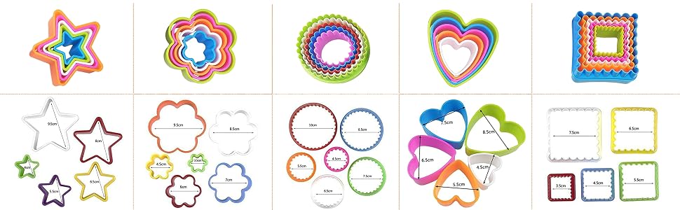 25 PCS Cookie Cutter Set