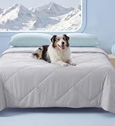Luciphia Premium Cooling Dog Blanket for Small Medium Dogs Q-max>0.4 Washable Self-Cooling Cat Pe...