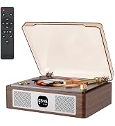 CARONSORT Retro Cd Player Can Rip to USB,Nostalgic Bluetooth CD Player for Home,Built-in Speakers...