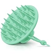 HEETA Scalp Massager Shampoo Brush with Silicone Bristles for Dandruff Removal Scalp Care & Hair ...