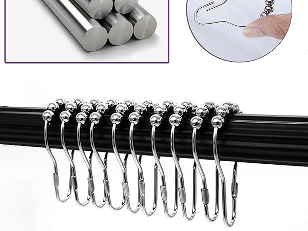 shower curtain rings rust proof shower hook curtain rings