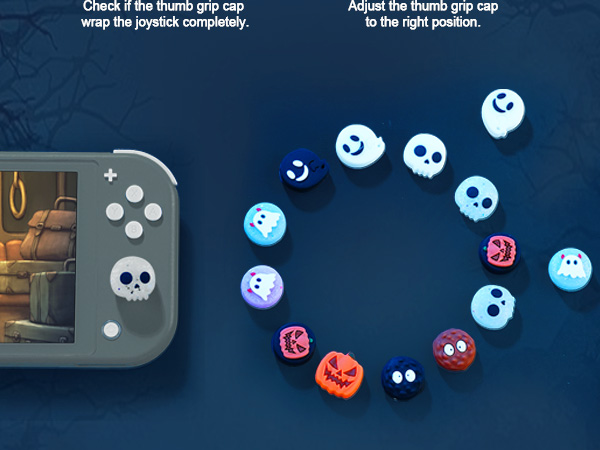 there are several different thumb grip for you