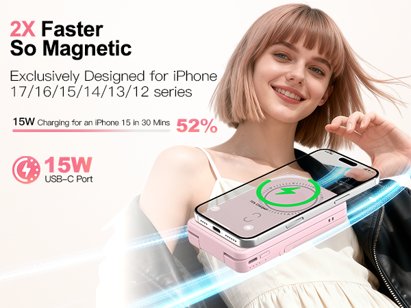 Magnetic Wireless Power Bank