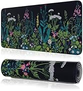 11x23 inches Large Gaming Mouse Pad Mat with Stitched Edge Non-Slip Rubber Base Washable Resilien...