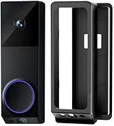 Adhesive Door Mount Compatible with Wyze Duo Cam Doorbell Only, No-Drill Mounting Bracket for Wyz...