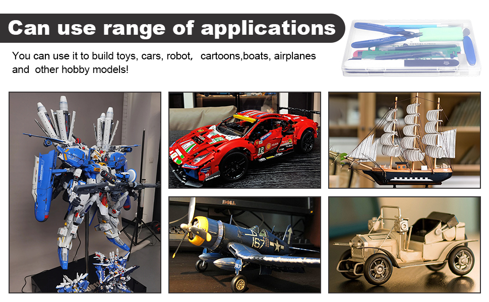 The gundam model kits great for Basic Model Assembling, Building and Repairing