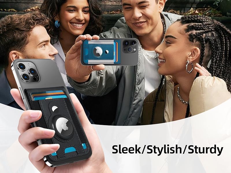 Magnetic wallet for iphone
