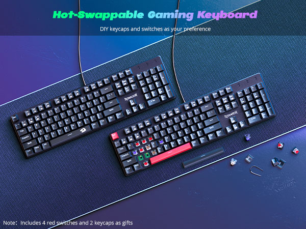 Hot-swappable Gaming Keyboard