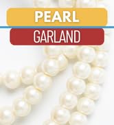Pearl Beads Garland Pearl Strands Spool Pearl String Bead Roll Pearl Garland for Wedding Party