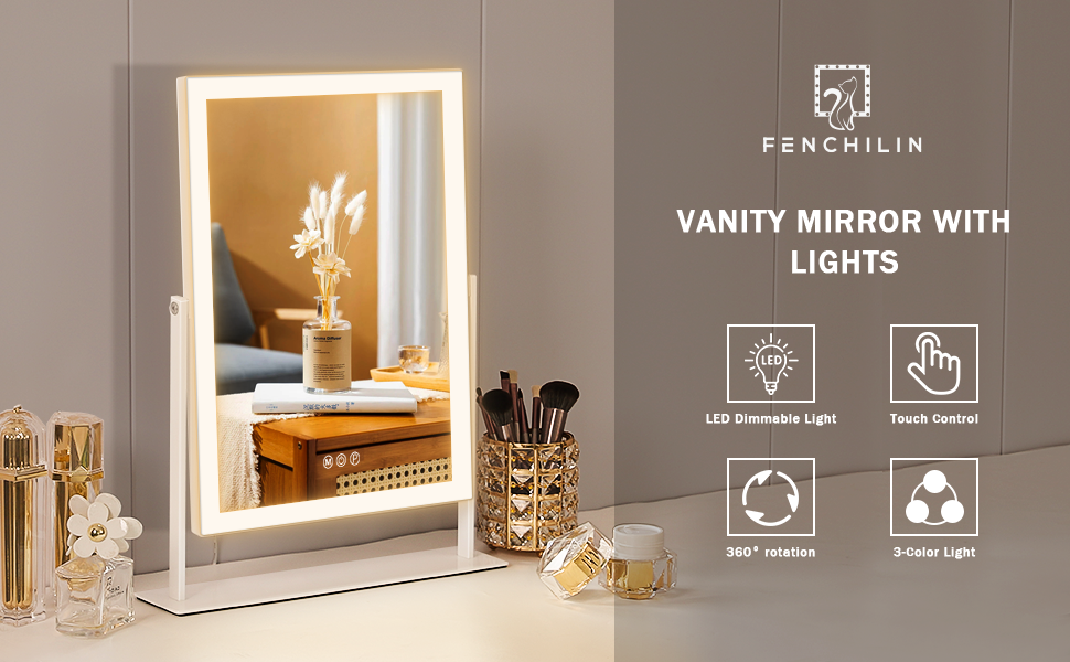 vanity mirror with light