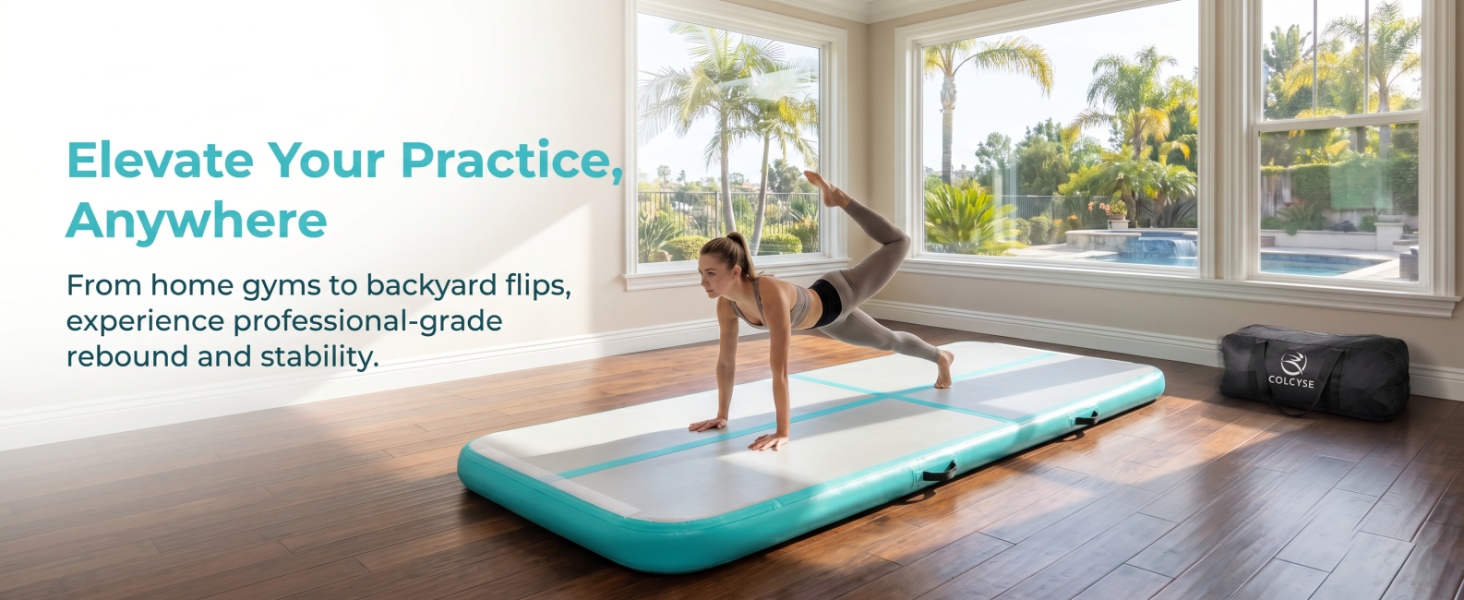 inflatable gymnastics mat