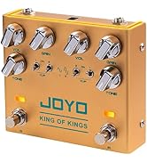 JOYO Dual Crunch Pure Analog Circuit Overdrive Effect Pedal with Independent Clipping for Electri...