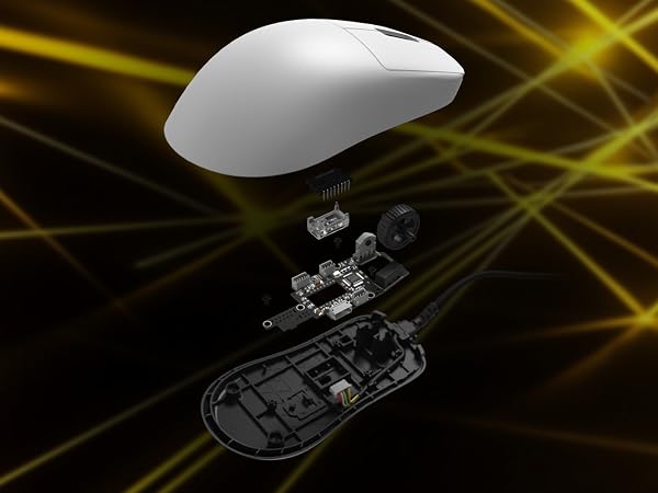 Swap any switch fast—no soldering needed. Screws are easy to reach.