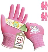 Schwer 2 Pairs MINI-KIDDO ANSI A6 Kids Cut Resistant Gloves MN1917, PFAS Free, Kids Fishing Glove...