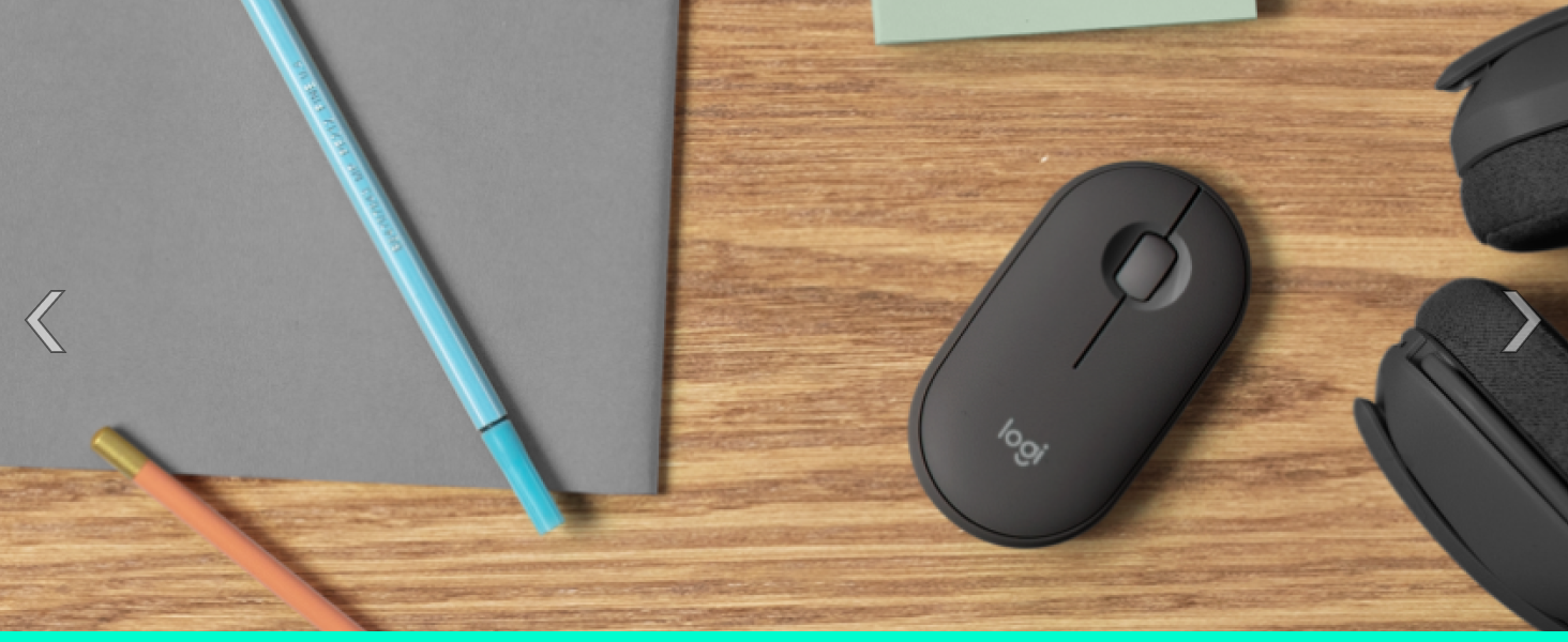 pebble mouse 2 m350s wireless compact portable graphite mouse