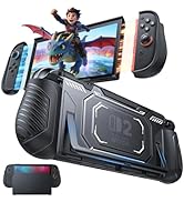 FASTSNAIL Switch 2 Protective Case, Protective Cover with Dockable TPU Middle Frame, Non-Slip Erg...