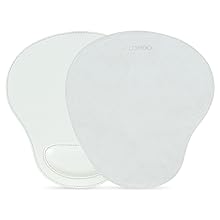 Londo Oval Leather Mouse Pad with Wrist Rest