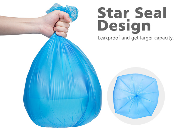 Star seal design: better protection against leakage and tearing.