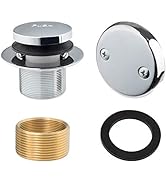 Artiwell Tip-Toe Tub Trim Set with Two-Hole Overflow Faceplate, Replacement Bath Drain Trim Kit w...