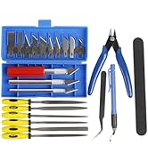 CCTREE 23 Piece 3D Print Tool Kit Includes Debur Tool, Art Knife Set, Tube Cutter, Cleaning, Fini...