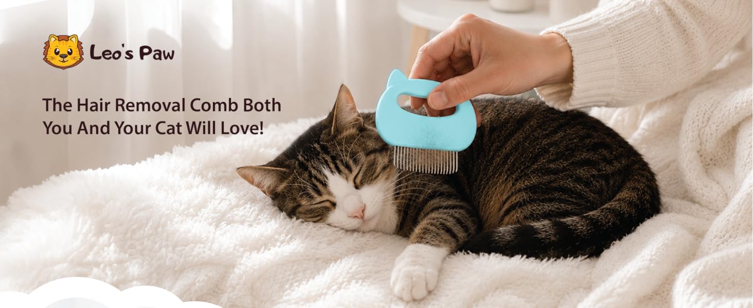 The Leos paw car hair removal comb you and your cat will love!