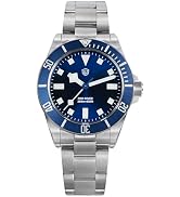 watchdives WD1969/ WD1969B Pro Dive Watches VH31 Sweep Second Quartz Watch 38mm Sapphire Crystal ...
