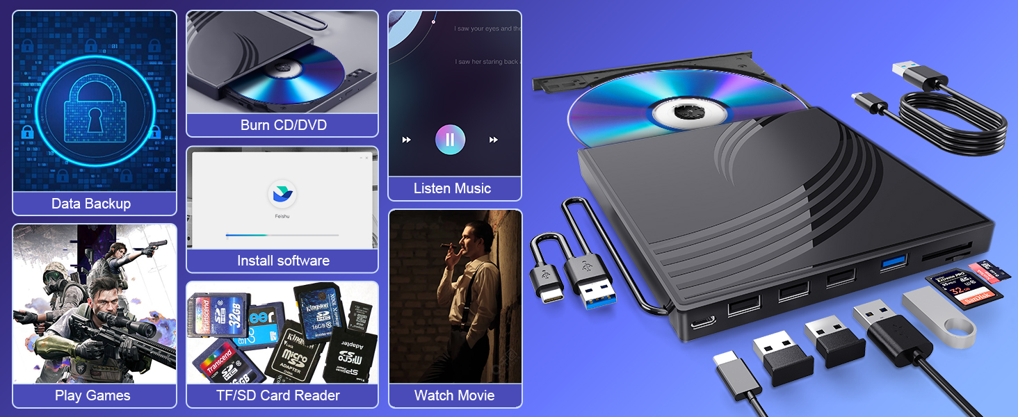 External CD/DVD Burner