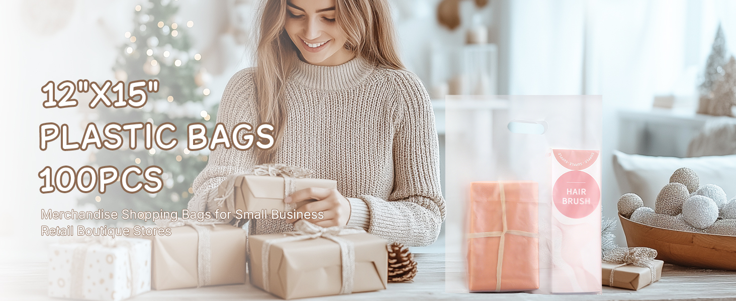 clear bags with handles