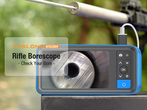 Teslong NTG200H Rifle Borescope Barrel Bore Scope Gun Bore Camera with Light