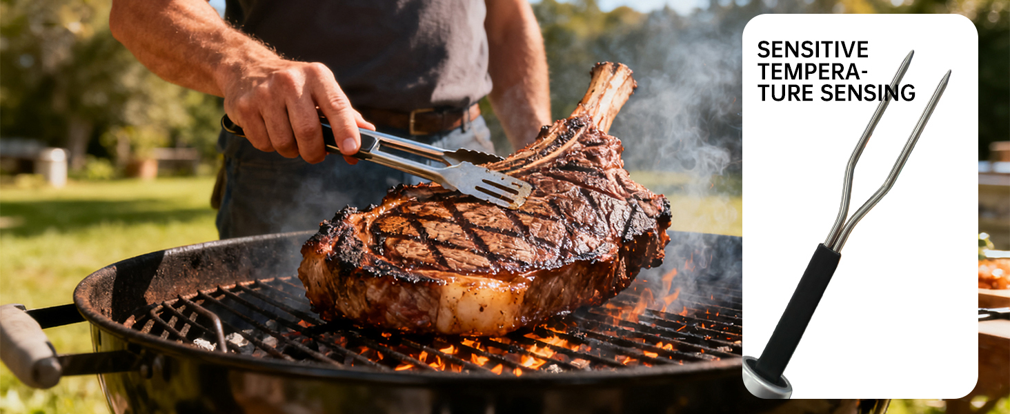 Grill Thermometer Fork