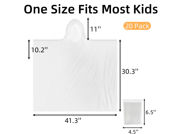 Kids Rain Poncho
