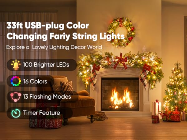 Color Changing Fairy String Lights