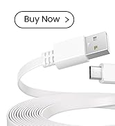 Itramax Micro USB Extension Cable 20FT 2Pack,Flat USB to Micro Long Charging Power Extender Cord ...
