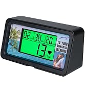 Runleader Digital 9999 Days Countdown Clock,Target Events Tracking Timer,Backlight Display,Buzzer...