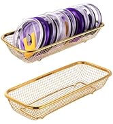 Yoku Made 2Pack Stainless Steel Tumbler Cup Lid Organizer Inside Cabinet, Mason Jar Lid Holder, R...
