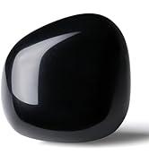 YATOJUZI 1.6"-2" Black Obsidian Crystal Stone Natural Crystals and Healing Stones Gemstones Black...
