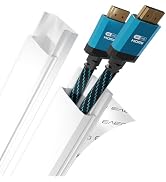 Cord Hider for Wall Mount Tv - Eveo Tv Cord Cover 34" Cable Management Cord Hider | Wire Covers f...