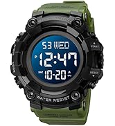 FANMIS Mens Military Multifunction Digital LED Watch Electronic Waterproof Alarm Quartz Sports Watch