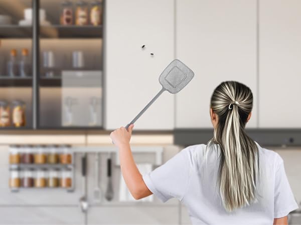 MR.SIGA Heavy Duty Long Handle Fly Swatter