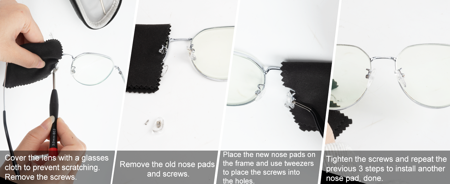 Glasses Repair Kit with Case