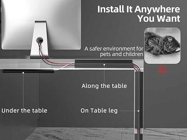 Under Desk Cable Management