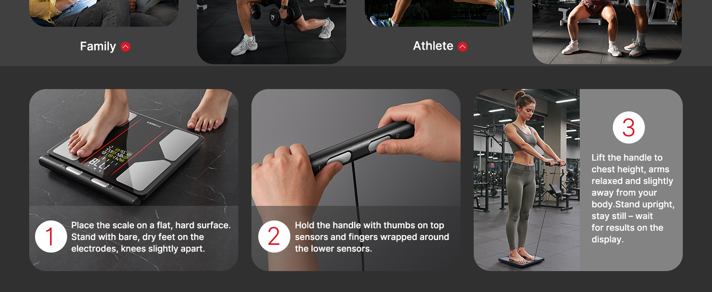 FITINDEX Scale for body weight