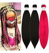 Kids Braiding Hair Pre stretched 16 inches Yaki ez Braid Braiding Hair for Kids Knotless Braids