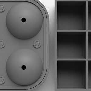 ice cube tray molds silicone shape balls cool mold whiskey bourbon old fashioned sphere ball round